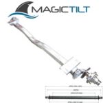 3-1/2" x 3-1/2" Heavy-Duty Drop Center Torsion Axle #PH1565 by MAGIC TILT