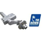 93-Inch Galvanized Torsion Drop Center Trailer Axle with Hubs (3,750 lb.) #G-49963