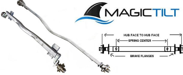 MAGIC TILT Factory Replacement Trailer Axles
