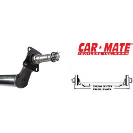 CAR MATE 85" 4" Drop Round Tube Trailer Axle (3,500 lb.) #7572134