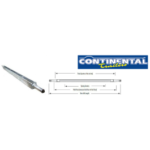 CONTINENTAL 48.25-Inch Square Galvanized Trailer Axle (1,200 lb Capacity) #510-0533