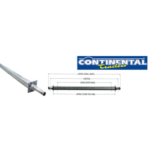 CONTINENTAL 71.25" Square Galvanized Trailer Axle (3,500 lbs.) Model #513-0760