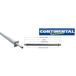 CONTINENTAL 85.25" Square Galvanized Trailer Axle (3,500 lbs.) Model #513-0900