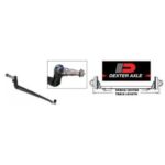 DEXTER 88" 4" Drop Round Tube Trailer Axle (7,000 lb.) #5216408