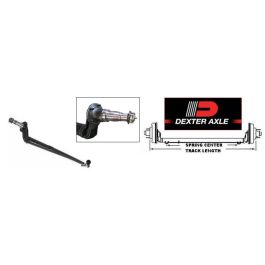 DEXTER 90" Round 4" Drop Trailer Axle (7,000 lbs) #5216417
