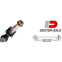 DEXTER 94" 4" Drop Round Tube Trailer Axle (8,000 lb.) #8257002