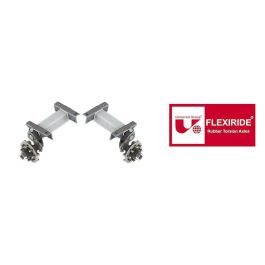 FLEXIRIDE® 7,000 lb Torsion Half Axles with 8 Lug Hubs - Model #FF-700B-9
