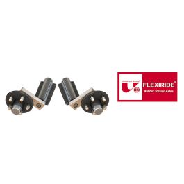 FLEXIRIDE® Torsion Half Axles with 5-Lug Hubs (935 lbs) #FF-93-2A