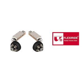 FLEXIRIDE® Torsion Half Axles with Drums and Brakes (1,400 lbs.) #FF-140BE-6
