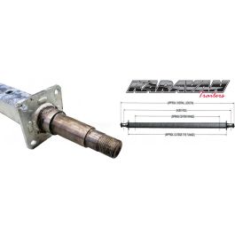 KARAVAN 85.25-Inch Galvanized Trailer Axle (3,500 lbs.) #300-01134-GL