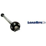 LOADRITE 2" Square Trailer Axle #6090.57W (2,700 lb. Capacity)