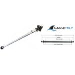 MAGIC TILT 2" Square Galvanized Straight Axle with Hubs (3,500 lbs.) #PH4100
