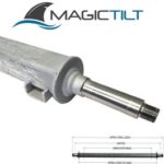 MAGIC TILT 2" Square Galvanized Trailer Axle (1,200 lbs) #PH2631