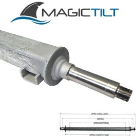 MAGIC TILT 2" Square Galvanized Trailer Axle (1,200 lbs) #PH2631