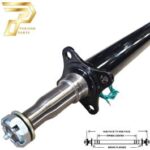 PARAISO 66" Straight Round Tube Trailer Axle (3,500 lb.) #BM04