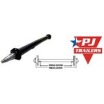 PJ TRAILER 73" Round Tube Straight Axle (7,000 lb.) #7571007