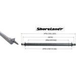 SHORELAND'R 86-Inch Galvanized Drop Axle Trailer (3,500 lb.) #6615400