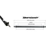 SHORELAND'R 92-Inch Painted Trailer Drop Axle (3,500 lb.) Model #6615503