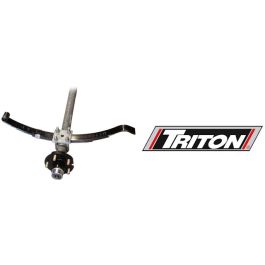 TRITON 48.25" Galvanized PWC Trailer Axle with Springs (1,200 lb. Capacity) #17834