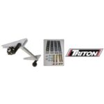 TRITON 53.5-Inch Galvanized PWC Trailer Axle with Torsion (2,000 lb.) #13474
