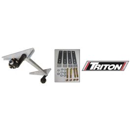 TRITON 53.5-Inch Galvanized PWC Trailer Axle with Torsion (2,000 lb.) #13474