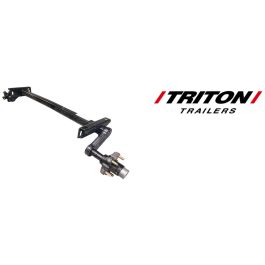 TRITON 71-5/8-Inch Elite Snowmobile Trailer with 2,200 lb. Torsion Axle #10521