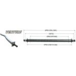 VENTURE 2" Square Galvanized Drop Center Axle (3,750 lbs.) #20016