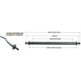VENTURE 2" Square Galvanized Drop Center Axle (3,750 lbs.) #20016