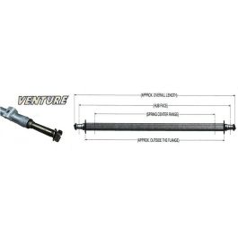 VENTURE 68" Straight Trailer Axle with Round Tube Design (1,500 lb.) #20000