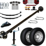 2000 lb TK Single Axle Trailer Parts Kit - 2K Capacity (Complete Original Series)