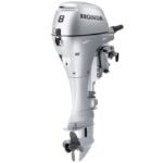 Honda Marine 8 HP 4-Stroke Outboard Motor with Throttle Grip and Power Tilt